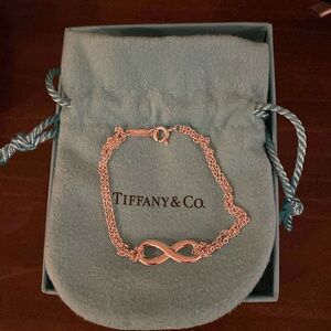 NIB Tiffany & Co. Sterling Silver Infinity Bracelet